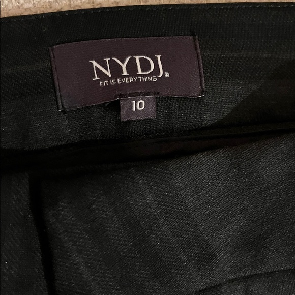 NYDJ Black Checkered Trousers - Picture 2 of 5